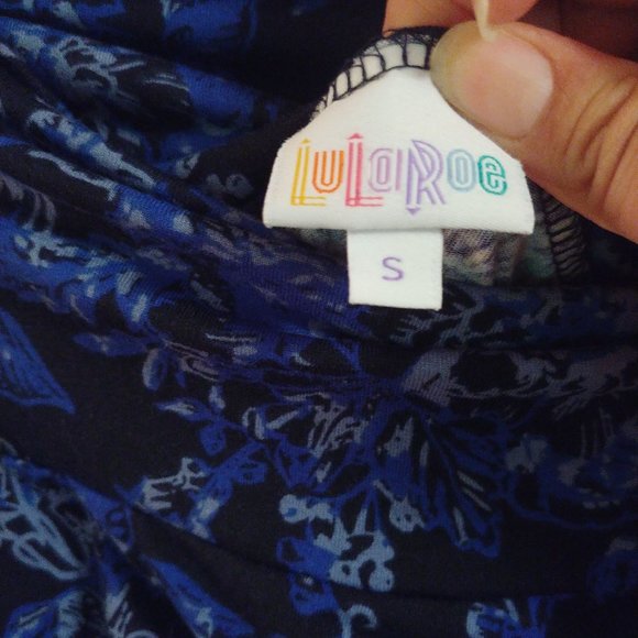 Lularoe Maxi blue floral - Picture 4 of 7